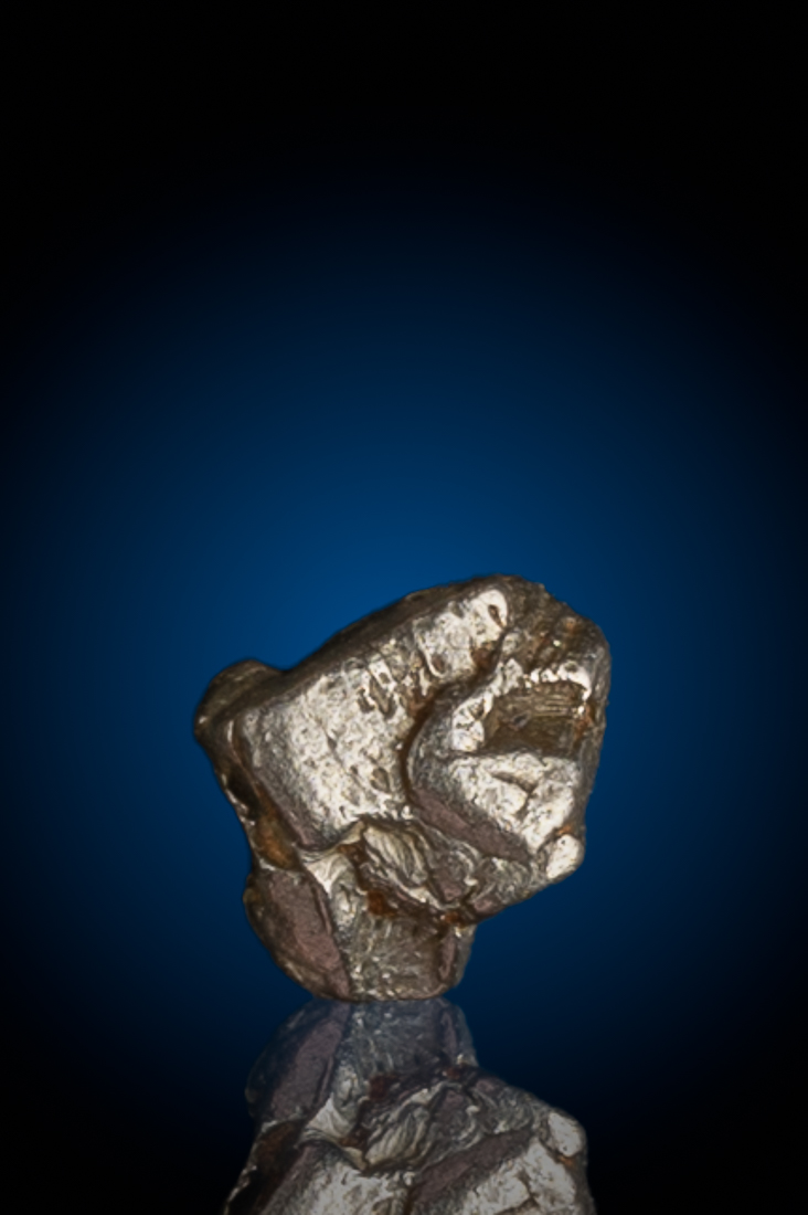 (image for) Rare Lustrous Natural Platinum Crystal Nugget - Russia